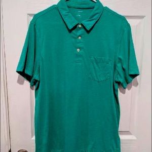 J. Crew Green ‘Washed’ Polo